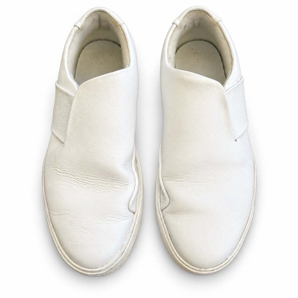 Nike Blazer City Ease White Leather Slip On Sneakers Womens 7 Minimalist Low Top